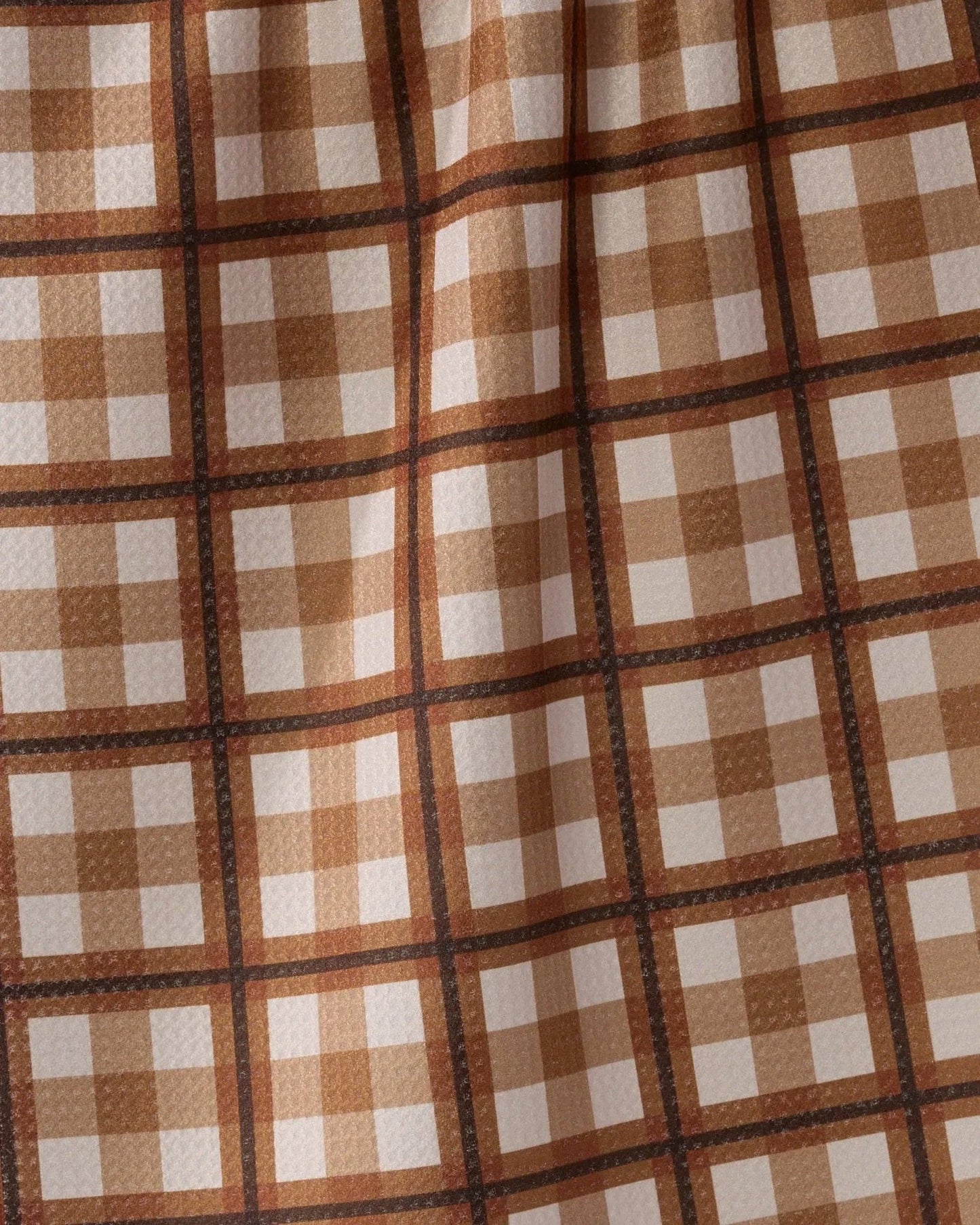 Rich Cocoa Patterned Kitchen Towel – Recycled Material